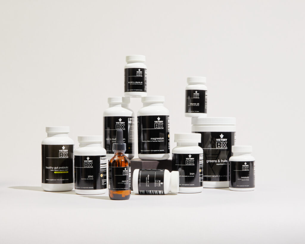 best weight loss supplements for men - lineup of supplements from Victory Men's Health